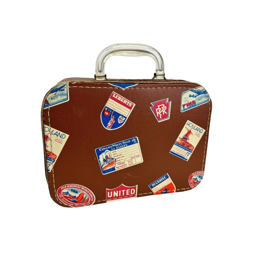 Travel Case Vintage Airlines Promotional Travel Tags Prom Trotter Youth Mode